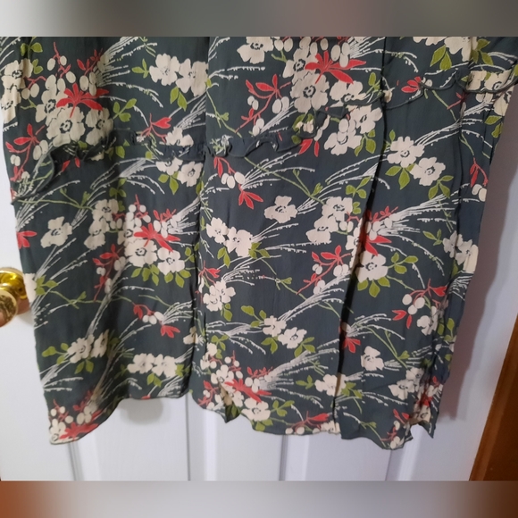 Vintage Floral Print Maxi Skirt - Picture 4 of 10